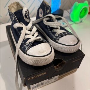 Converse Kids Dark Blue High-Top Sneakers